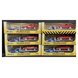 6 NOS Mobile Toy Tow Truck & Car.