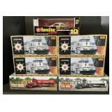 NOS Ertl Texaco Bank Trucks & Tugboats, Racecar.