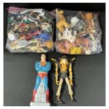 Superman Bubble Bath, Scarecrow, Action Figures.