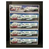 5 NOS Hess Trucks, Tanker & Racers.