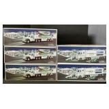 5 NOS Hess Trucks, Airplanes & Racecars.