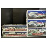 5 NOS Hess Trucks & Racecars.