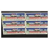 6 NOS 1996 Hess Emergency Trucks.