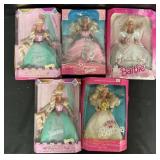 5 1990ï¿½s Barbies.