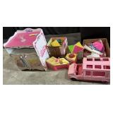 Barbie Vanity, Camper, House, Ice Cream &