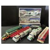Hess Trucks, Racers & Helicopter.