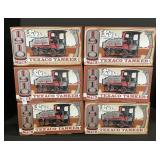 6 NOS Ertl Texaco Die Cast Still Banks.