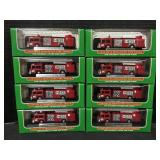 8 NOS 1999 Mini Hess Firetrucks.