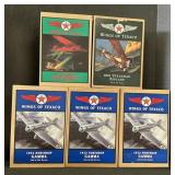 5 NOS Ertl Texaco Die Cast Plane Coin Still Banks