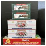 NOS Getty & Mobil Toy Trucks, NOS Ertl Coin Banks