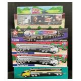 NOS Shell, Mobil, Texaco Toy Tanker Trucks.