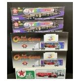 5 NOS Texaco Toy TruckS.