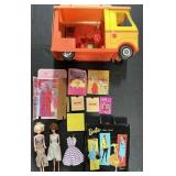 Barbie Doll, Case, Country Camper, Accessories.