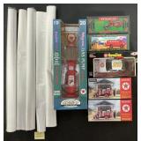 NOS Ertl Texaco Banks, Hess Posters, Wayne Pump.