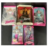 5 1990ï¿½s Barbies.