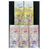 5 1990s NOS Avon Spring Collection Barbie Dolls.