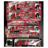 4 NOS Manley Friendlyï¿½s Ice Cream Trucks.