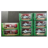 8 NOS Miniature Hess Trucks.