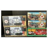 5 NOS Ertl Texaco Die Cast Still Coin Banks.