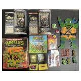 Ninja Turtle & Marvel Action Figures, Cards, Clock