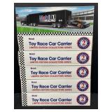 6 NOS Mobil Toy Race Car Carriers.