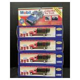 5 NOS Mobil Toy Trucks.