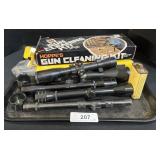 Scopes & Gun Cleaning Kits.
