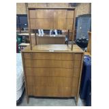 Mid Century Modern Drexel Tallboy & Night Stand.