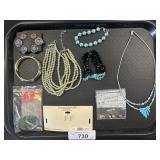 Costume Jewelry. Necklaces, Clip On Earrings