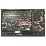 Large Lot Of Costume Jewelry, Necklaces,