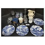 Tiffany & Co. Plates, Iridescent Goblets, Pitchers