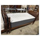 Old Towne Twin Bed w/ Beauty Rest Mattress.