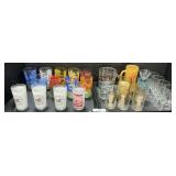 Glasses, Myerstown, Wengertï¿½s Milk, Flowers.