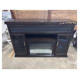 Darkwood Electric Fireplace Media Console.