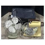 Sunbeam Mixer, Canon Printer, Vintage Fan.