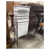Wrought Iron Rack, Chimney Cabinet.