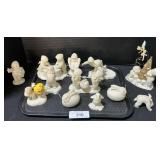 Easter & Christmas Snowbabies Figurines, M&Ms.
