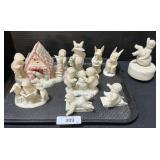 Easter & Christmas Snowbabies Figurines, House.