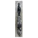 Hand Carved Wooden Tribal Wall Hanging Mask.
