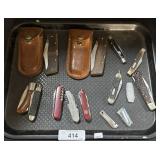 Large Lot Of Pocket Knives.