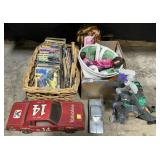 Model Cars, Barbie, Analog Books, Easter Baskets.