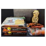 Large Lot Of Halloween Decorations & Lights.