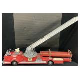 Ideal Toy Co. Pressed Steel Fire Truck.