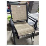 (2) Mesh Patio Chairs.