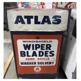 Vtg Atlas Wiper Blade Advertising Service Cart.