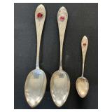 80% Silver Wedding Spoons.