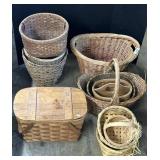 Gathering Baskets, Laundry & Picnic Basket.