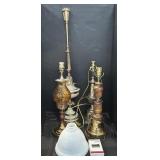4 Various Table Lamps.