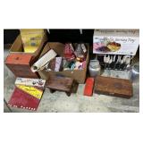 Demo Carburetor, Advertising, Beaded Lamp Shades.