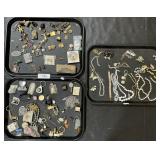 Costume Jewelry. Necklaces, Key Rings